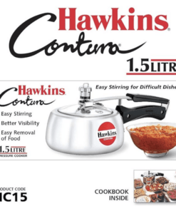  Hawkins HC15 Pressure Cooker, 1.5L, Silver: Home & Kitchen