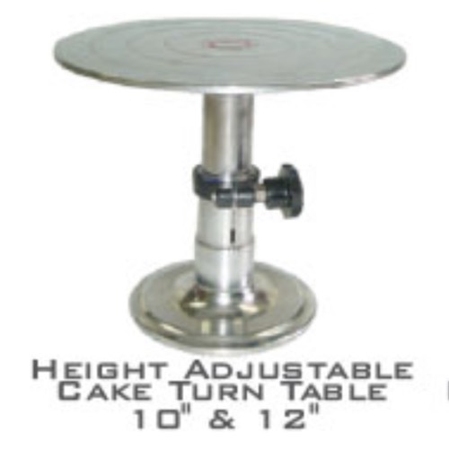 Height Adjustable Cake Turn Table - Velan Store