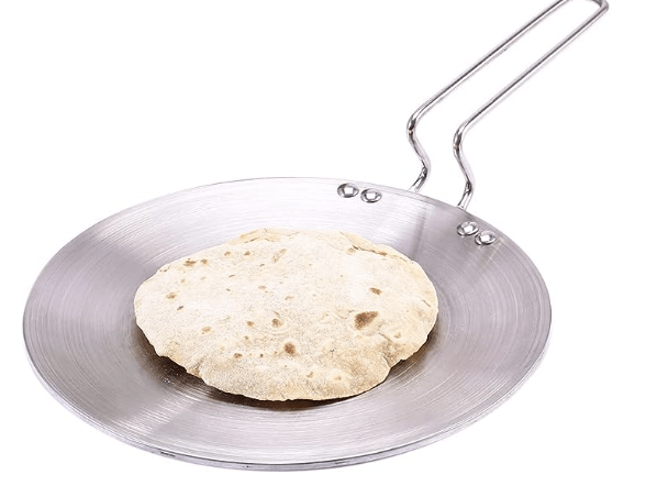 Nigella 3-Ply 26 cm Roti Tawa | Non-Stick Tawa | 4mm Thickness | Induction  base | Compatible with all cooktops | Riveted Cool-Touch Handle | 10 Year