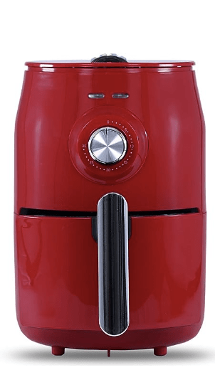 Wonderchef Crimson Edge Air Fryer for Home and Kitchen|1.8 Litres Non-stick Basket| Fry, Grill, Bake & Roast| Rapid Air Technology| Timer & Temperature Control| Auto Shut-Off| Healthy Cooking with 99% less Fat| Sleek & Compact| 1000 Wattage| Red |2 Year Warranty