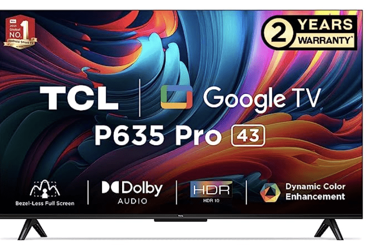 SMART TV TCL 43P635 43  4K UHD LED HDR 10 ANDROID GOOGLE TV