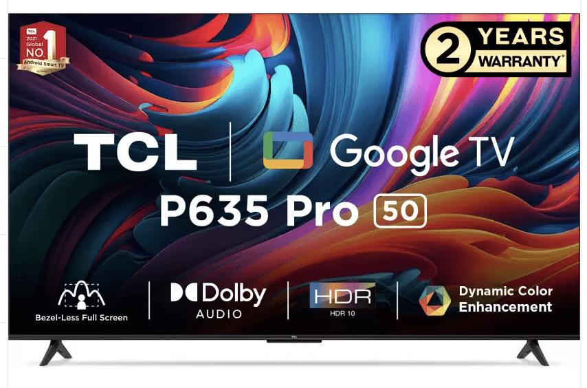 LED 50 TCL 50P635 4K HDR Smart TV Google TV — TCL.cl