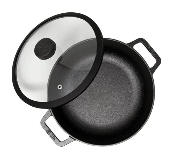 NEW BLACK & DECKER PRE SEASONED BLACK CAST IRON SKILLET 8 PAN