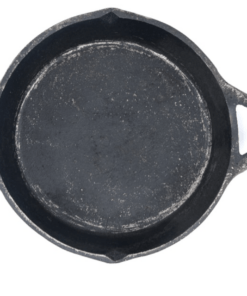 cast iron tawa pan with double