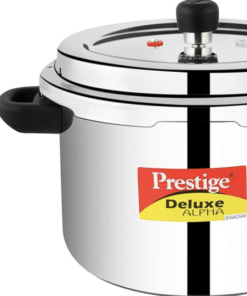 Prestige 10-Liter Deluxe Alpha Induction Base Stainless Steel