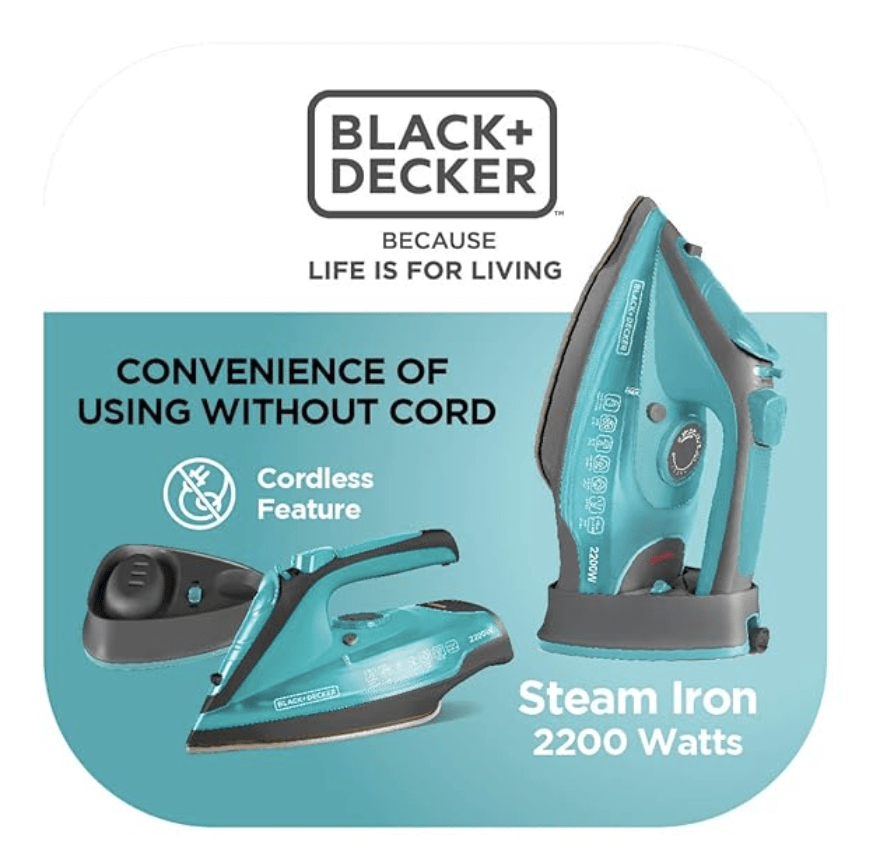 cordless steam iron box