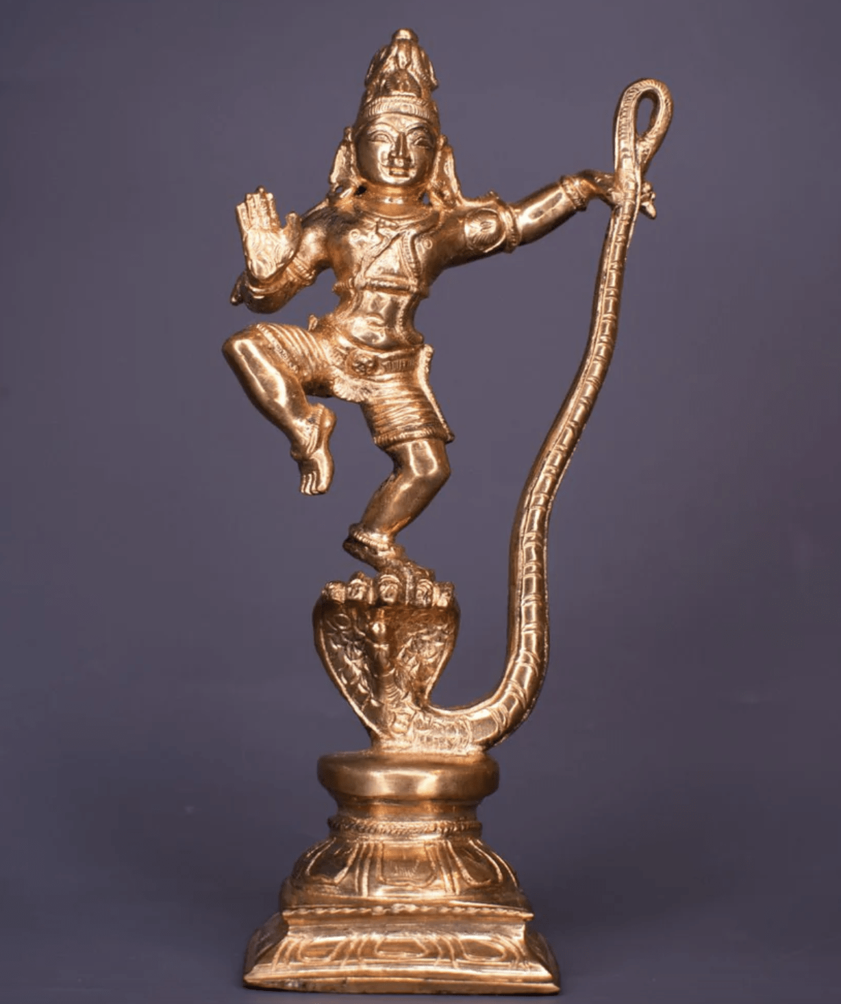 KALINGA KRISHNA PANCHALOHA IDOL-6 INCHES - Velan Store